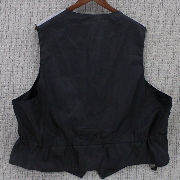 Neil Allyn Vest Mens Size 2XL Gray Silver Casual Soft Sleeveless Pocket Front - Picture 8 of 10